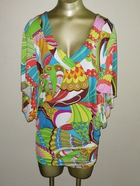 Santa Cruz Tunic Swim Cover Up Dress S